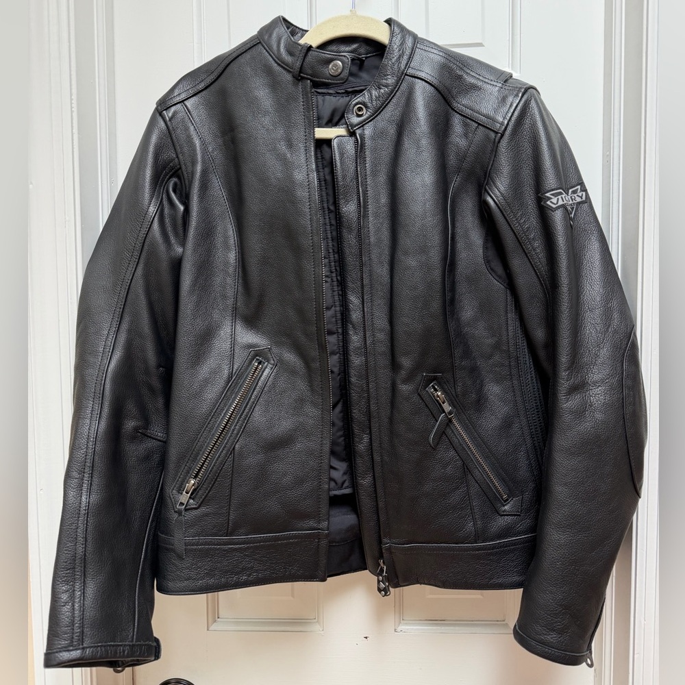 Victory Motorcycles Black Leather Jacket